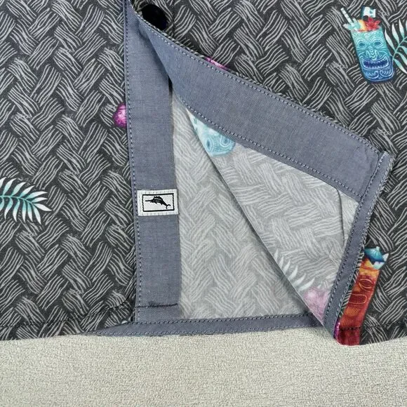 Tommy Bahama Islandzone Coconut Point Tiki Cocktails Camp Shirt Sz 3XL Vacation - Picture 8 of 14